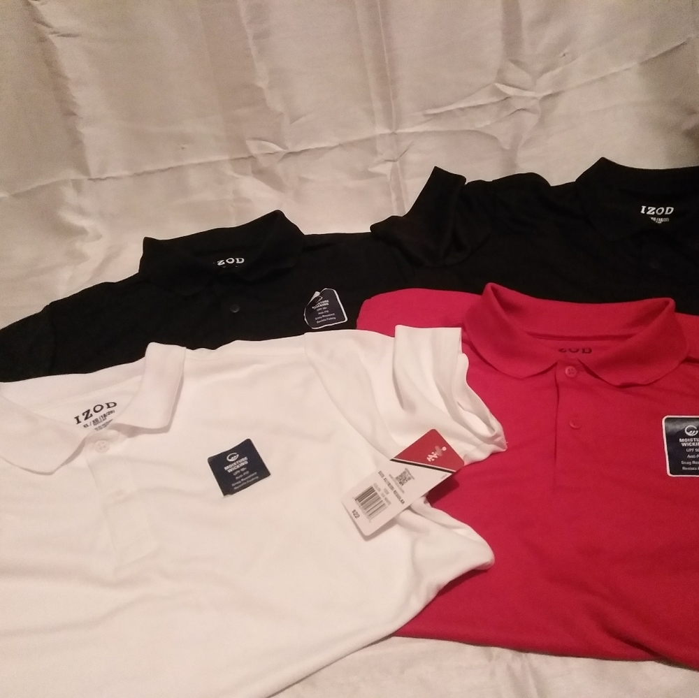 2x Izod boys polo